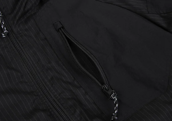 COMME des GARCONS HOMME Switching Wool Striped Down Jacket K-166938_006