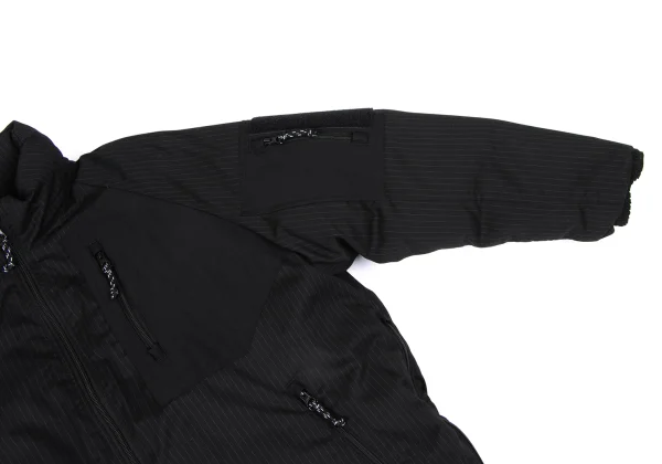 COMME des GARCONS HOMME Switching Wool Striped Down Jacket K-166938_007