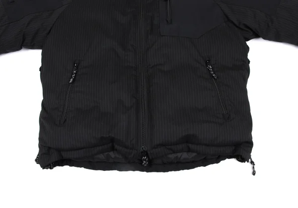 COMME des GARCONS HOMME Switching Wool Striped Down Jacket K-166938_010