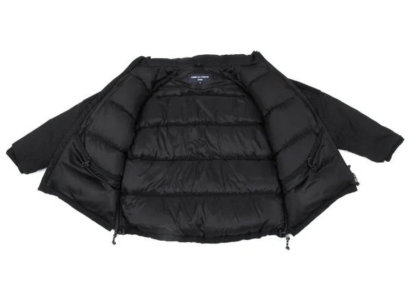 COMME des GARCONS HOMME Switching Wool Striped Down Jacket K-166938_014