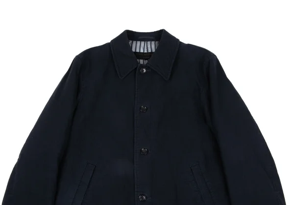 COMME des GARCONS HOMME Wrinkled Cotton Padded Jacket K-166939_002