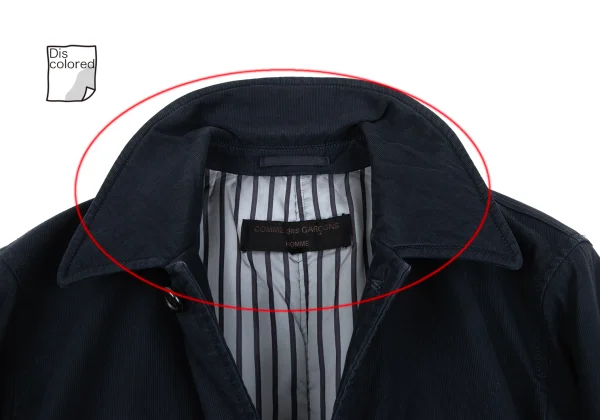 COMME des GARCONS HOMME Wrinkled Cotton Padded Jacket K-166939_004