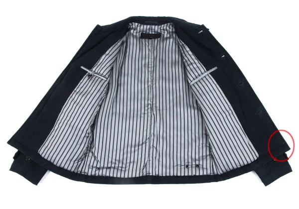 COMME des GARCONS HOMME Wrinkled Cotton Padded Jacket K-166939_011