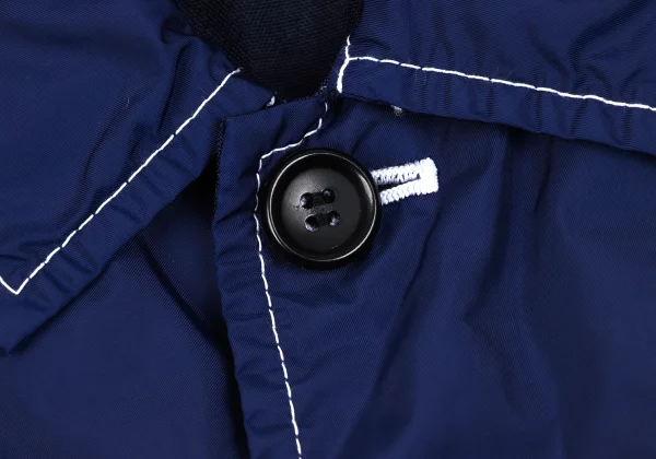 COMME des GARCONS HOMME Denim Patch Pocket Puckering Poly Jacket K-166940_005