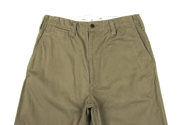 COMME des GARCONS HOMME Washed Cotton Cinch Back Pants K-166943_002