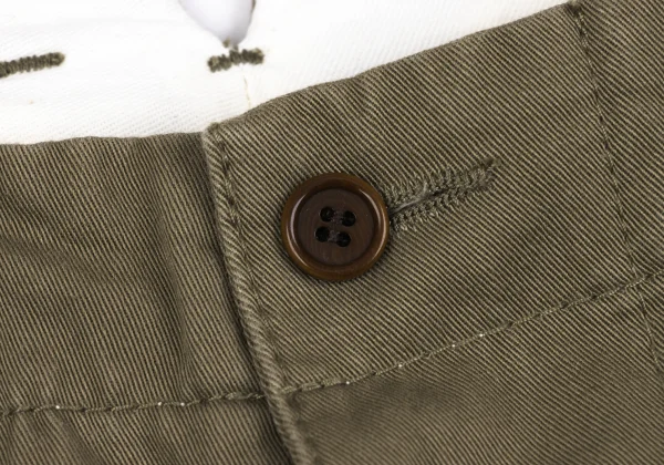 COMME des GARCONS HOMME Washed Cotton Cinch Back Pants K-166943_003