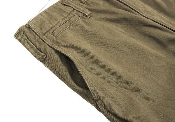 COMME des GARCONS HOMME Washed Cotton Cinch Back Pants K-166943_005