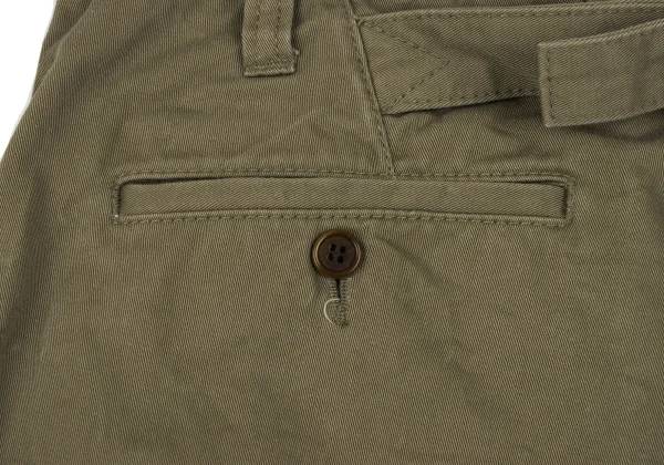 COMME des GARCONS HOMME Washed Cotton Cinch Back Pants K-166943_011