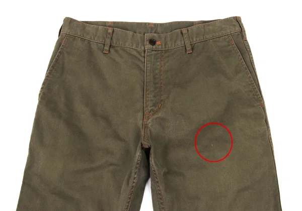 COMME des GARCONS HOMME Color Stitch Dyed Cotton Pants K-166944_002