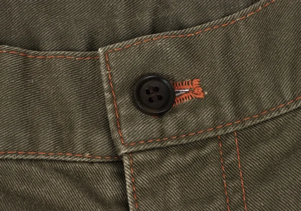 COMME des GARCONS HOMME Color Stitch Dyed Cotton Pants K-166944_004