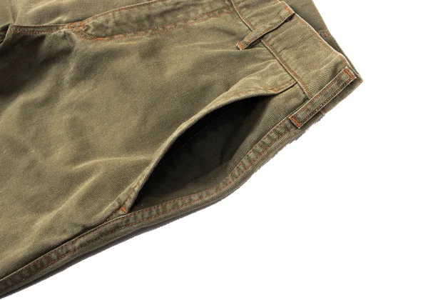 COMME des GARCONS HOMME Color Stitch Dyed Cotton Pants K-166944_005