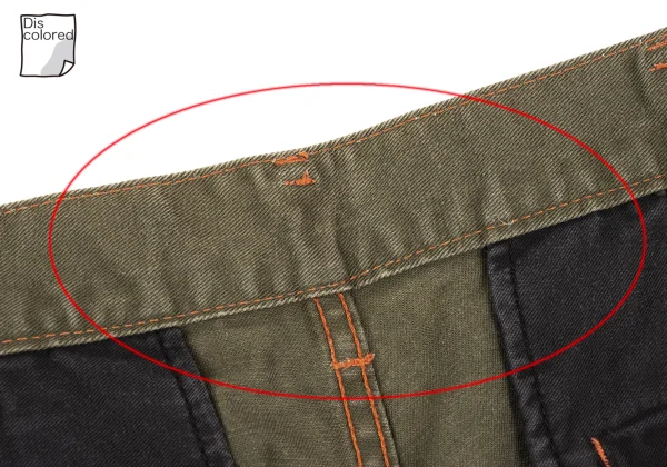 COMME des GARCONS HOMME Color Stitch Dyed Cotton Pants K-166944_007