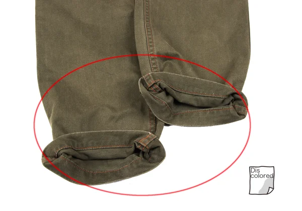 COMME des GARCONS HOMME Color Stitch Dyed Cotton Pants K-166944_010