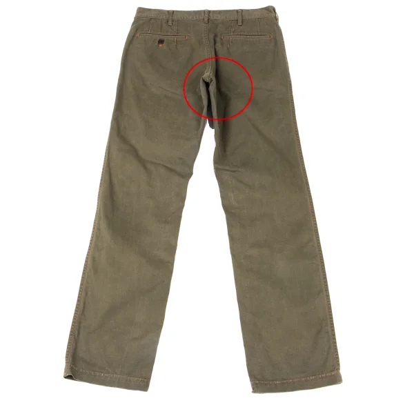 COMME des GARCONS HOMME Color Stitch Dyed Cotton Pants K-166944_012