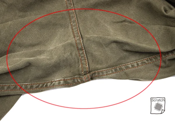 COMME des GARCONS HOMME Color Stitch Dyed Cotton Pants K-166944_013