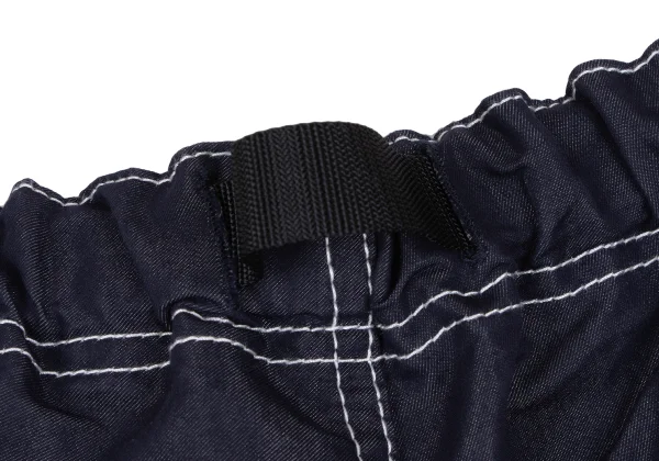 COMME des GARCONS HOMME Cotton Poly Belted Shiny Pants K-166945_011