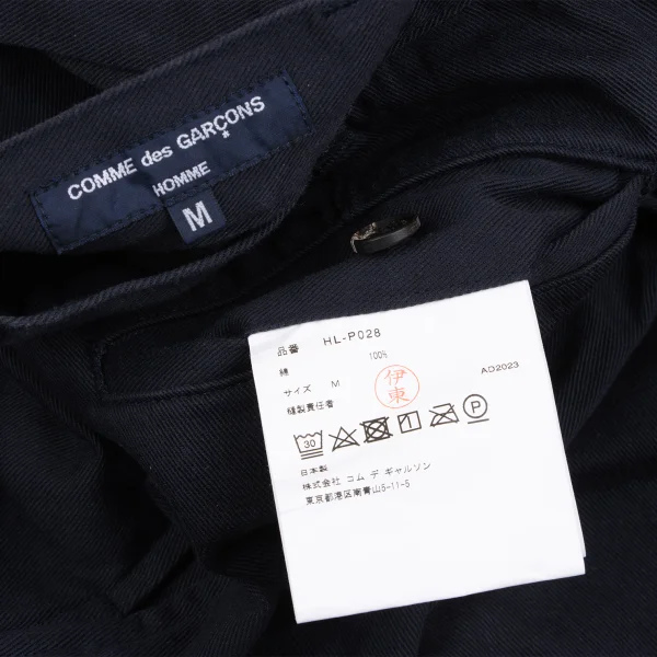 COMME des GARCONS HOMME Washed Cotton Chino Pants K-166946_012