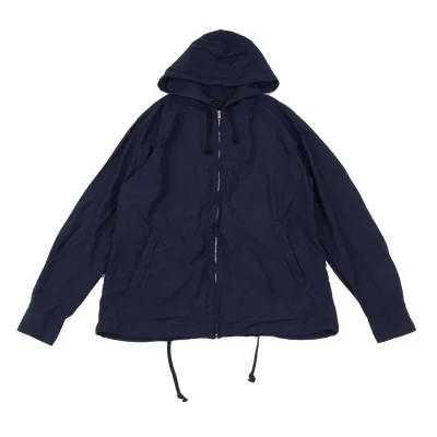 COMME des GARCONS HOMME DEUX Wrinkled Hooded Shirt Blouson