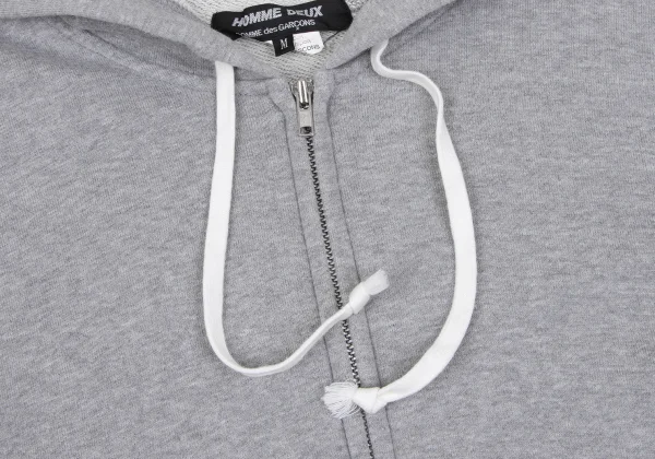 COMME des GARCONS HOMME DEUX Felt Pocket Zip Hoodie K-166948_006