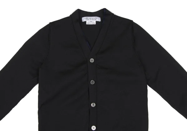 COMME des GARCONS Front Layered Poly Cardigan K-166952_004