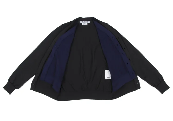 COMME des GARCONS Front Layered Poly Cardigan K-166952_011
