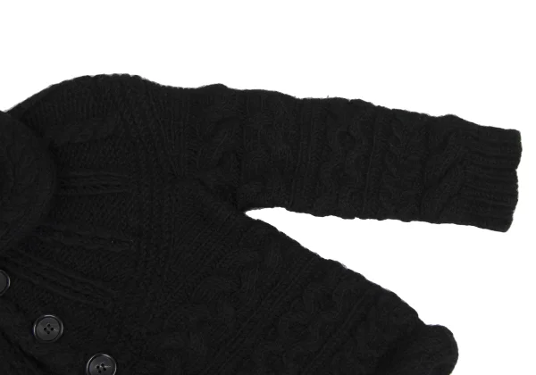 tricot COMME des GARCONS Wool Cable Knit Jacket K-166953_006