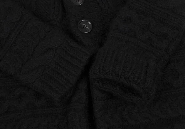 tricot COMME des GARCONS Wool Cable Knit Jacket K-166953_007