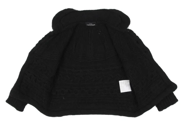 tricot COMME des GARCONS Wool Cable Knit Jacket K-166953_009