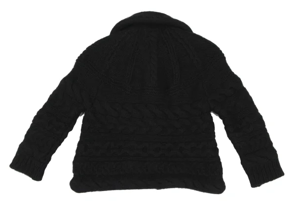 tricot COMME des GARCONS Wool Cable Knit Jacket K-166953_010
