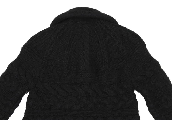 tricot COMME des GARCONS Wool Cable Knit Jacket K-166953_011