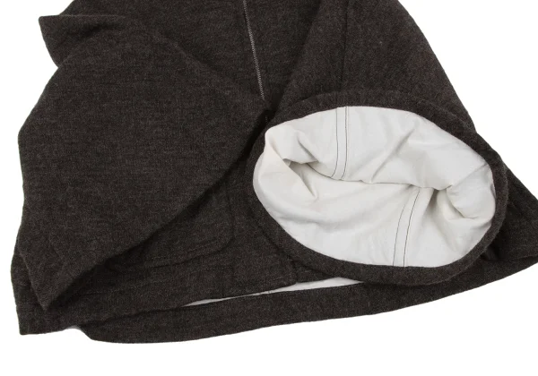 tricot COMME des GARCONS Flare Sleeve Wool Knit Short Zip Blouson K-166954_007