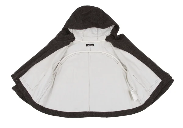 tricot COMME des GARCONS Flare Sleeve Wool Knit Short Zip Blouson K-166954_010