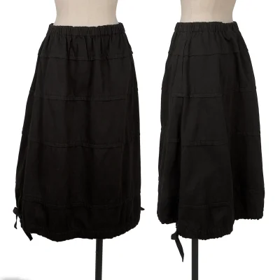 tricot COMME des GARCONS Dyed Cotton Tuck Skirt
