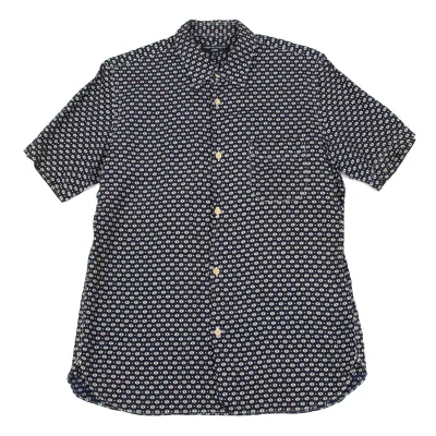 COMME des GARCONS HOMME Rayon Printed Short Sleeve Shirt