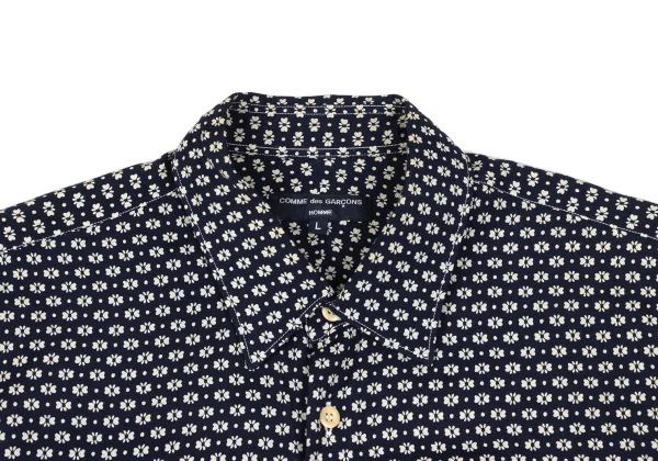 COMME des GARCONS HOMME Rayon Printed Short Sleeve Shirt K-166961_003