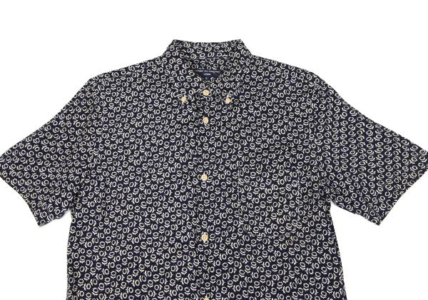 COMME des GARCONS HOMME Rayon Floral Printed Short Sleeve Shirt K-166963_002