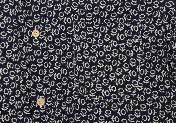 COMME des GARCONS HOMME Rayon Floral Printed Short Sleeve Shirt K-166963_006