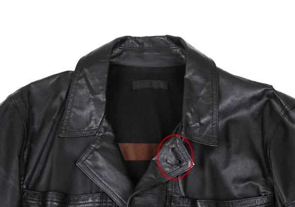 UNDERCOVER ISM Switching Design Leather Jacket K-166971_003