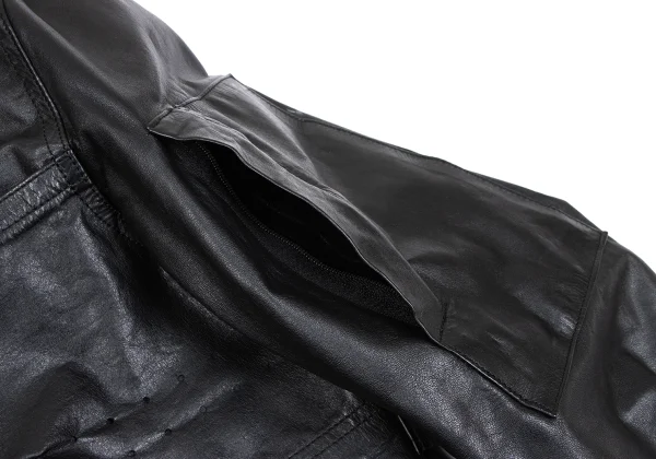UNDERCOVER ISM Switching Design Leather Jacket K-166971_006