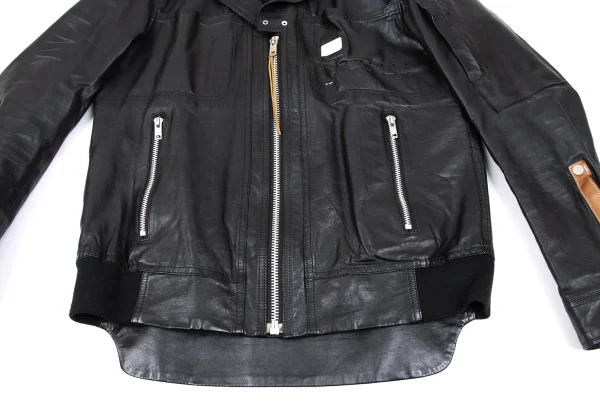 UNDERCOVER ISM Switching Design Leather Jacket K-166971_011