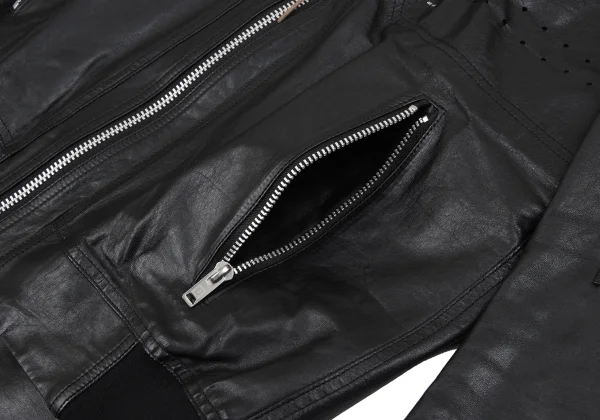 UNDERCOVER ISM Switching Design Leather Jacket K-166971_012