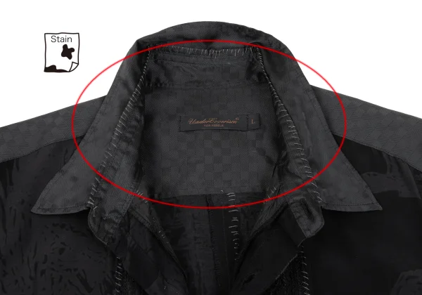 UNDERCOVER ISM Stitched Cutting Design Short Sleeve Shirt K-166972_004