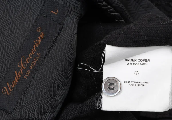 UNDERCOVER ISM Stitched Cutting Design Short Sleeve Shirt K-166972_017