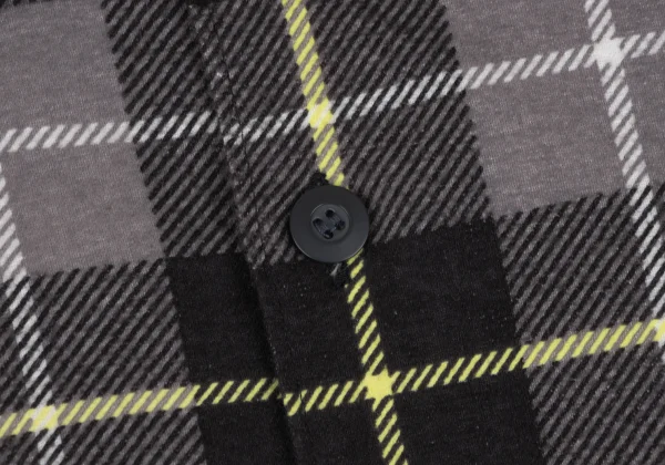 UNDERCOVER CHAOTIC DISCORD Cotton Check Short-sleeved Shirt K-166975_005