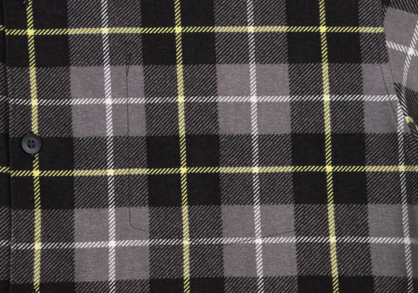 UNDERCOVER CHAOTIC DISCORD Cotton Check Short-sleeved Shirt K-166975_006
