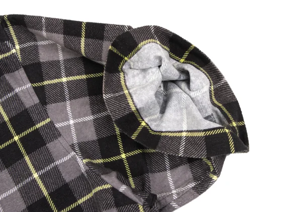 UNDERCOVER CHAOTIC DISCORD Cotton Check Short-sleeved Shirt K-166975_008