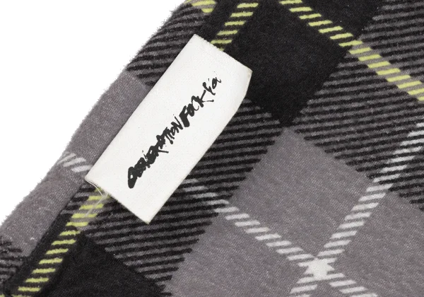 UNDERCOVER CHAOTIC DISCORD Cotton Check Short-sleeved Shirt K-166975_011