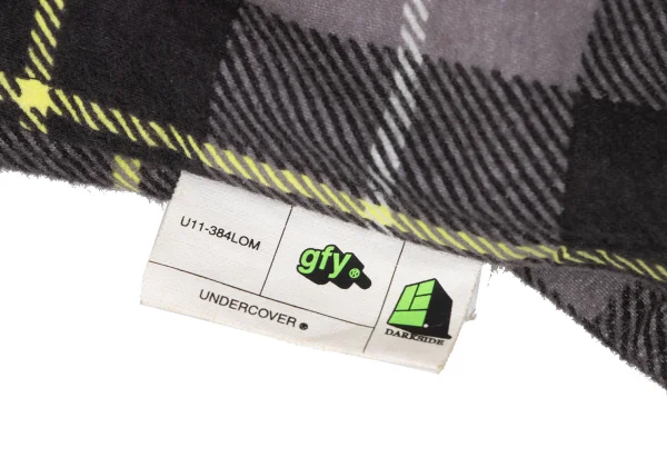 UNDERCOVER CHAOTIC DISCORD Cotton Check Short-sleeved Shirt K-166975_012