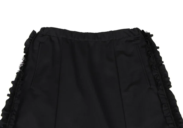 COMME des GARCONS Side Frill Taping Jersey Dropped Crotch Pants K-166976_002