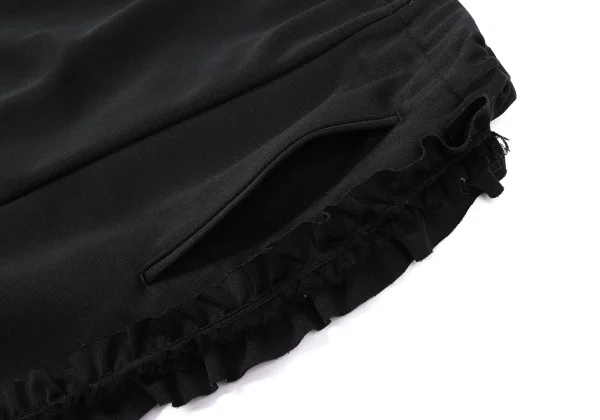 COMME des GARCONS Side Frill Taping Jersey Dropped Crotch Pants K-166976_003